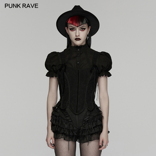 暗黑哥特风暗纹提花短裤女层次感少女风裤子荷叶边设计感春夏新款