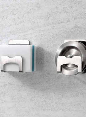 SDR厨房水槽盖子收纳架洗碗海绵沥水置物架304不锈钢放下水盖挂架