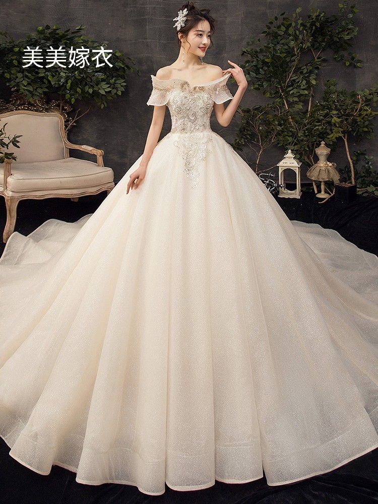 Spring wedding dress, starry sky for bride for pregnant, new collection Spring wedding dress, starry sky for bride for pregnant, new collection