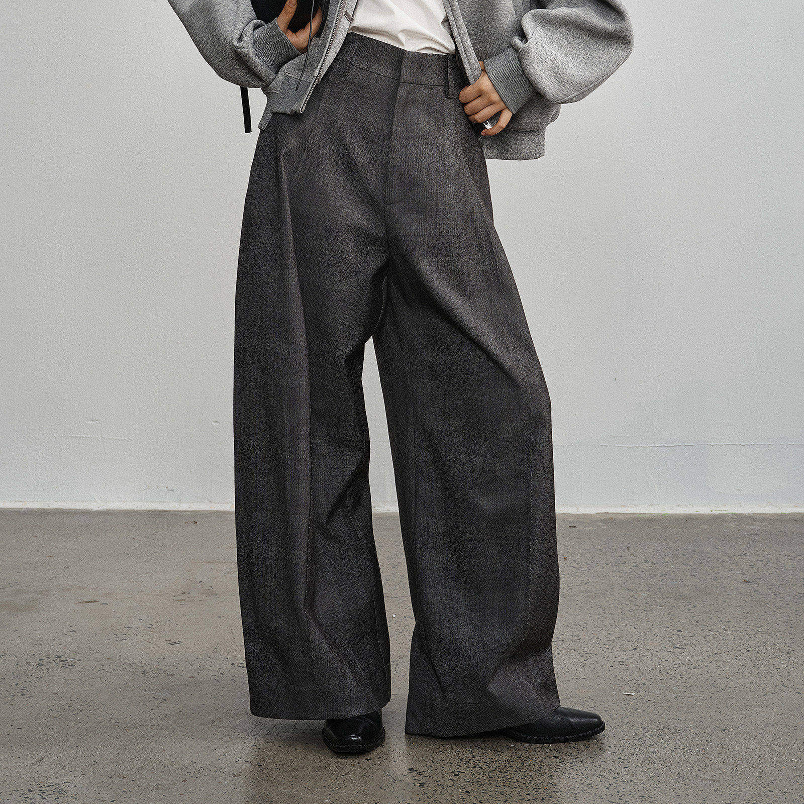 【舒适慢生活】26春季新款休闲裤女士舒适宽松通勤西装百搭阔腿裤 - ZKULER折客优品出品