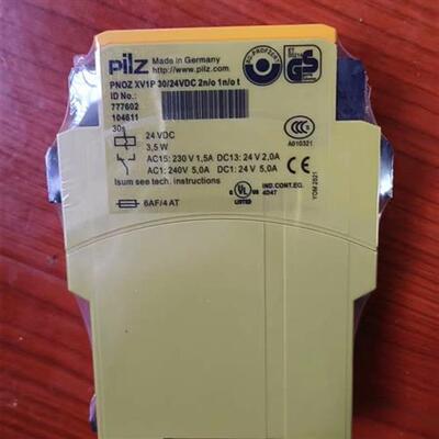 库存全新777602订货号 皮尔兹安全继电器 PILZ XV1P项目需询价