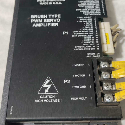 BRUSH TYPE  PWM SERVO  AMPLIFI