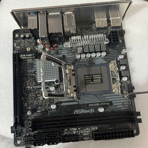 华擎H610M-ITX/ac 主板 支持12代CPU 1