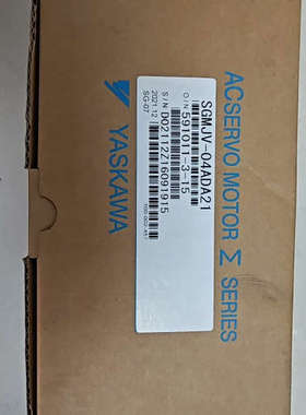 安川伺服电机SGMJV-04ADA21，功率400W，全新原