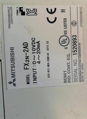 库存全新FX3GA-24MT一台加FX2N-2AD加通信模块需询价