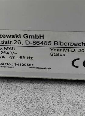 库存全新Ridzewski GmbH ZR-OX MKII 85-2需询价