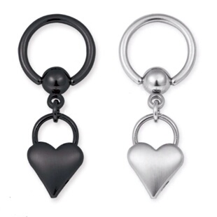 欧美穿刺饰品316医用钢防过敏钛钢乳链/乳环/乳钉乳扣nipple ring