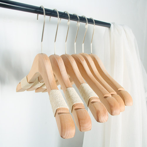 蔻泉女装服装店实木无痕防滑衣架