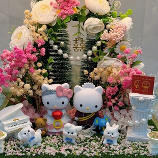 POPMART泡泡玛特结婚订婚新婚系列平日奇境礼物展示盒