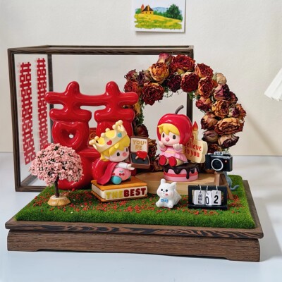 泡泡玛特小甜豆有关爱的语言婚礼