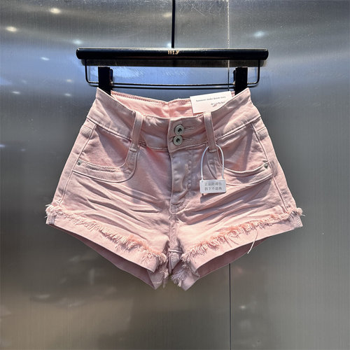 夏季性感辣妹百搭牛仔短裤女