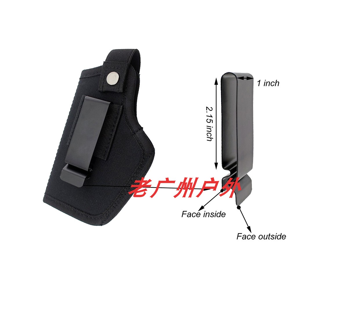 战术通用快拔套左右手通用m1911Glock17m92快拔腰套