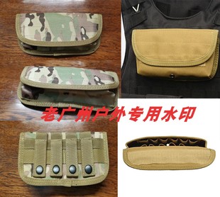 军迷腰包霰弹12孔121516molle霰袋战术托腮包玩具弹壳收纳包