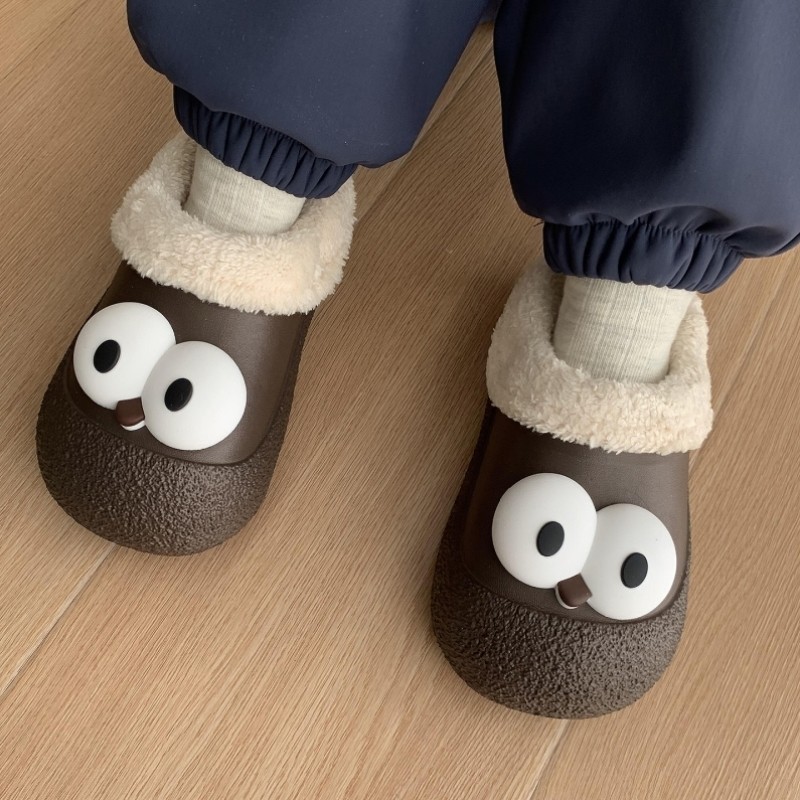 儿童棉拖鞋秋冬季2025新款男童室内女童居家宝宝防滑防水包跟亲子