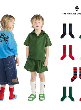 26SS新款现货西班牙TAO儿童中筒运动袜长袜纯色百搭舒适透气男女