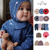 KS儿童毛线帽贝雷拉法帽羊毛针织可爱 Slojd 25AW丹麦Konges