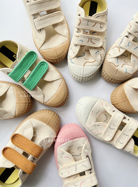 8Z 24SS 斯洛伐克Novesta儿童帆布鞋复古低帮魔术贴亲子成人硫化