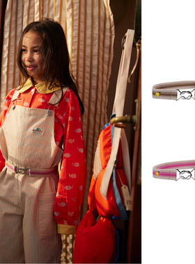 25SS新款荷兰Sticky Lemon小柠檬儿童腰带弹力学生裤带松紧搭扣