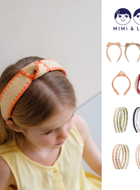 26SS新款现货英国MIMI LULA儿童发箍蝴蝶结甜美叠戴可爱碎花百搭