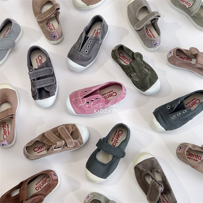 Cienta儿童帆布鞋软底单鞋