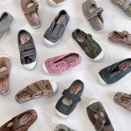 Cienta儿童帆布鞋软底单鞋