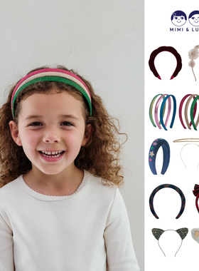 25AW新款现货英国MIMI LULA儿童发箍甜美可爱耳朵公主叠戴节日