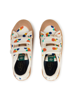 5Z 清仓特价  24SS葡萄牙Wolf Rita儿童帆布鞋可爱印花魔术贴休闲