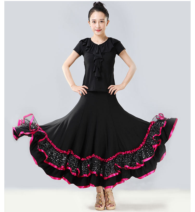 high-grade Best Sellers Ballroom Ballroom dancing square dance Ballroom dancing The new skirts Pendulum Practice longuette Self cultivationin the Sports/Yoga/Fitness/Fans supplies , Dance/Aerobics/Gymnastics , Ballroom , Ballroom Bottoms  category - from Buy2taobao.com to provide professional Taobao agent buy service
