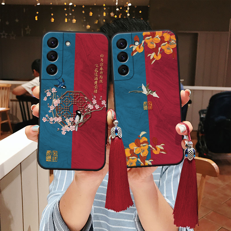 立体浮雕柿柿如意寓意妈妈手机壳