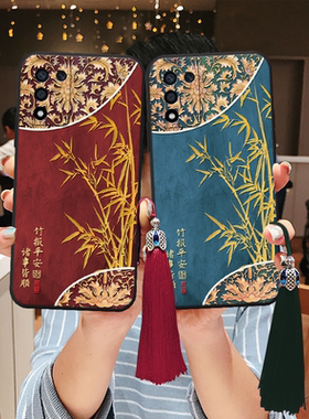 适用oppo立体浮雕a6竹子pro平安a5手机壳a58高级感k13大气k12plus妈妈k11顺利a93国风32软72中式a97防摔a56新