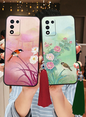 适用oppo立体浮雕a6花鸟pro简约a5手机壳a58高级感k13大气k12plus妈妈k11古风a93国风32软72中式a97防摔a56新