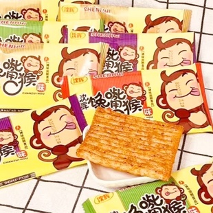 沈辉馋嘴猴味辣片辣条怀旧零食即食儿童食品校园零嘴调味面制品