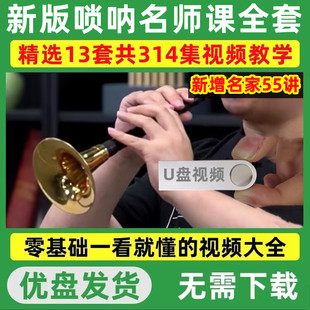 唢呐教程U盘新手零基础入门视频课程中老年自学课程教学优盘全集