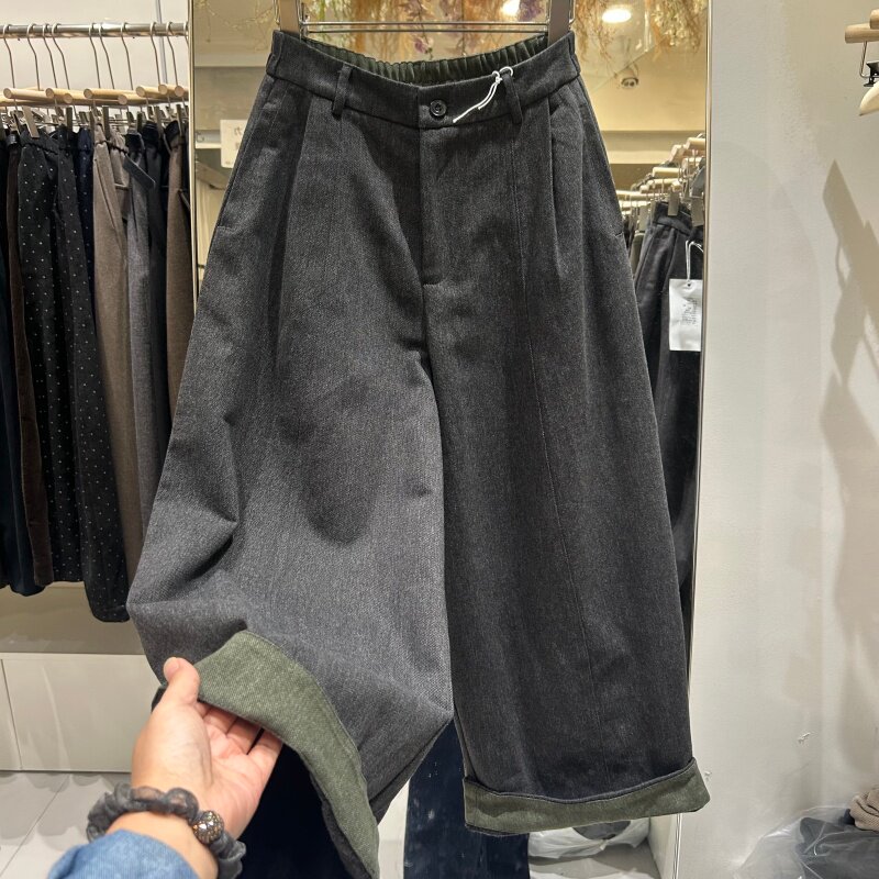 新款宽松显瘦减龄九分裤休闲裤