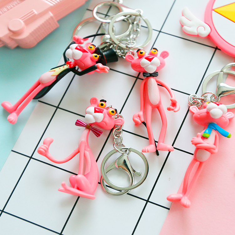 漫韵良品  卡通粉红豹钥匙扣配饰可爱钥匙挂件包包挂饰品动漫周边|ruв категории плесень играть/Аниме/вокруг/cos/настольные игры, мультфильм/Аниме, Аниме карты/кулон/канцелярские принадлежности - от Buy2taobao.com для оказания профессиональной услуги покупки агента Taobao