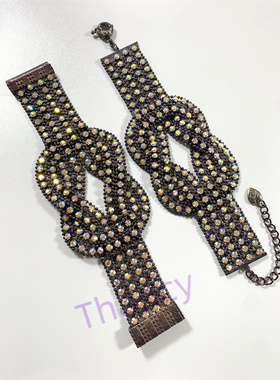 BJ打标紫黑色绳结手链