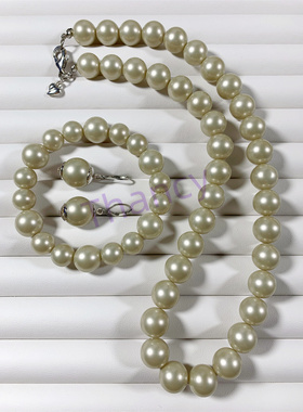 CAROLEE灰色琉璃珠日常套装