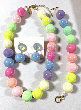 LULUS打标糖果色渐变套装