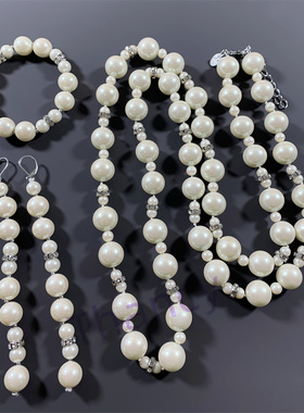 JOANRIVERS打标琉璃珍珠套装