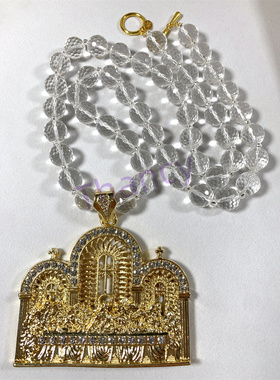 JoanRivers最后的晚餐琉璃毛衣链