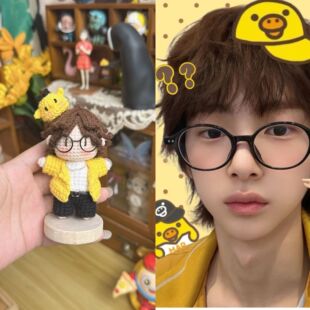 【成品】手工毛线钩织cortis金主训JUHOON造型玩偶包挂件应援挂饰