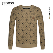 JEDOSS 卫衣BS045 字母满提花刺绣套头长袖 爵迪斯男装 秋冬新款