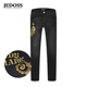 JEDOSS BC016 字母立体压凸刺绣牛仔裤 爵迪斯男装 2025春夏专柜新款