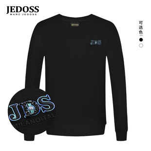 秋冬专柜新款 字母渐变刺绣圆领套头卫衣052 爵迪斯男装 JEDOSS