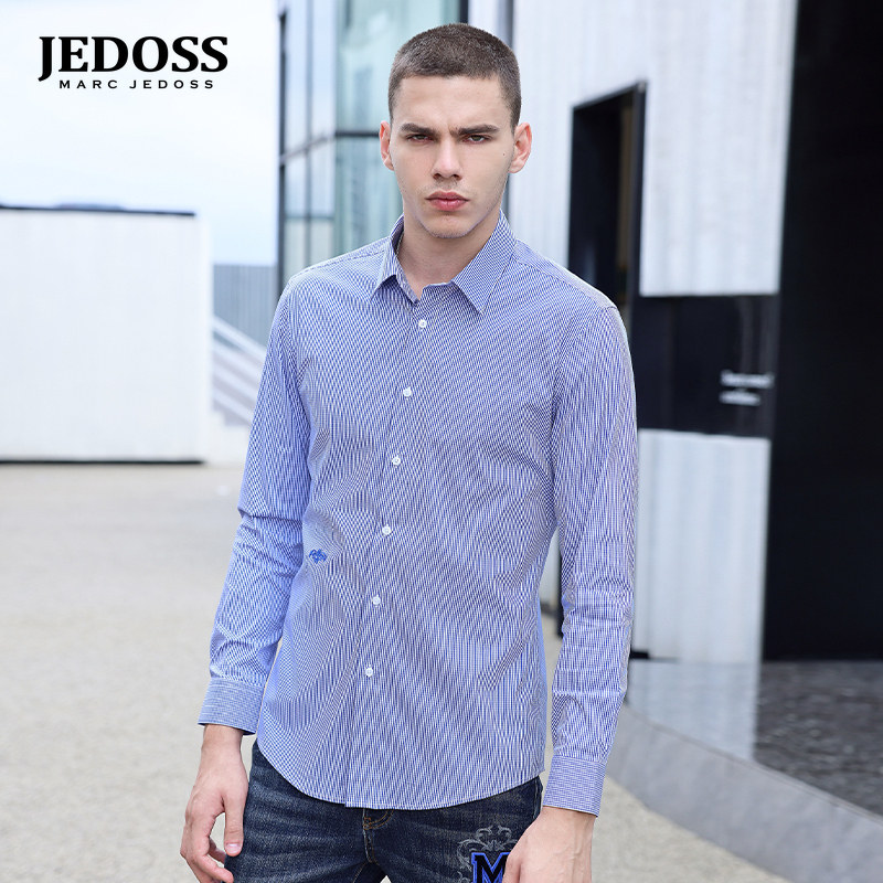 爵迪斯秋冬新款长袖衬衫