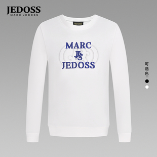 JEDOSS 秋季 专柜新款 简约字母毛巾绣套头卫衣HZ105 爵迪斯男装
