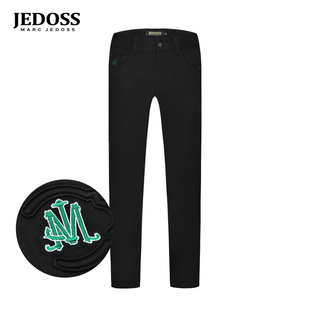 简约绿纱刺绣加绒牛仔裤 秋冬专柜新款 JZ005 爵迪斯男装 JEDOSS