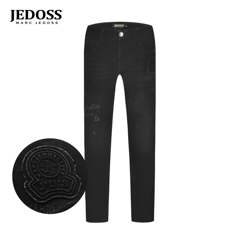 爵迪斯秋冬新款牛仔长裤