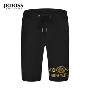 简约金线刺绣针织休闲中裤 春夏专柜新款 322 爵迪斯男装 JEDOSS