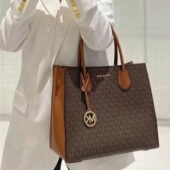 MK女包新款 正品 代购 大号Mercer商务手提斜挎小方包百搭通勤真皮